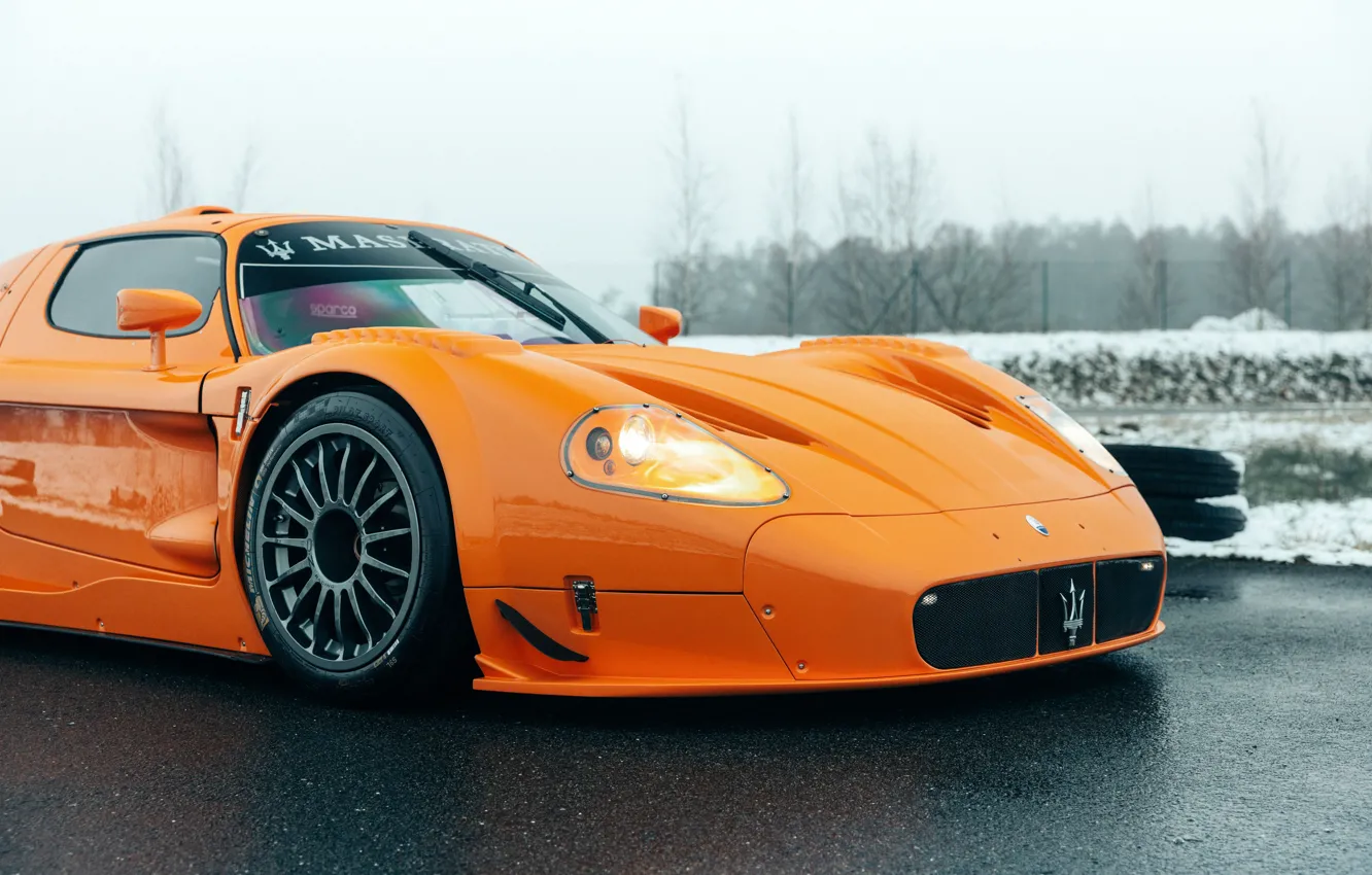 Фото обои Maserati, close-up, MC12, Maserati MC12 Corsa