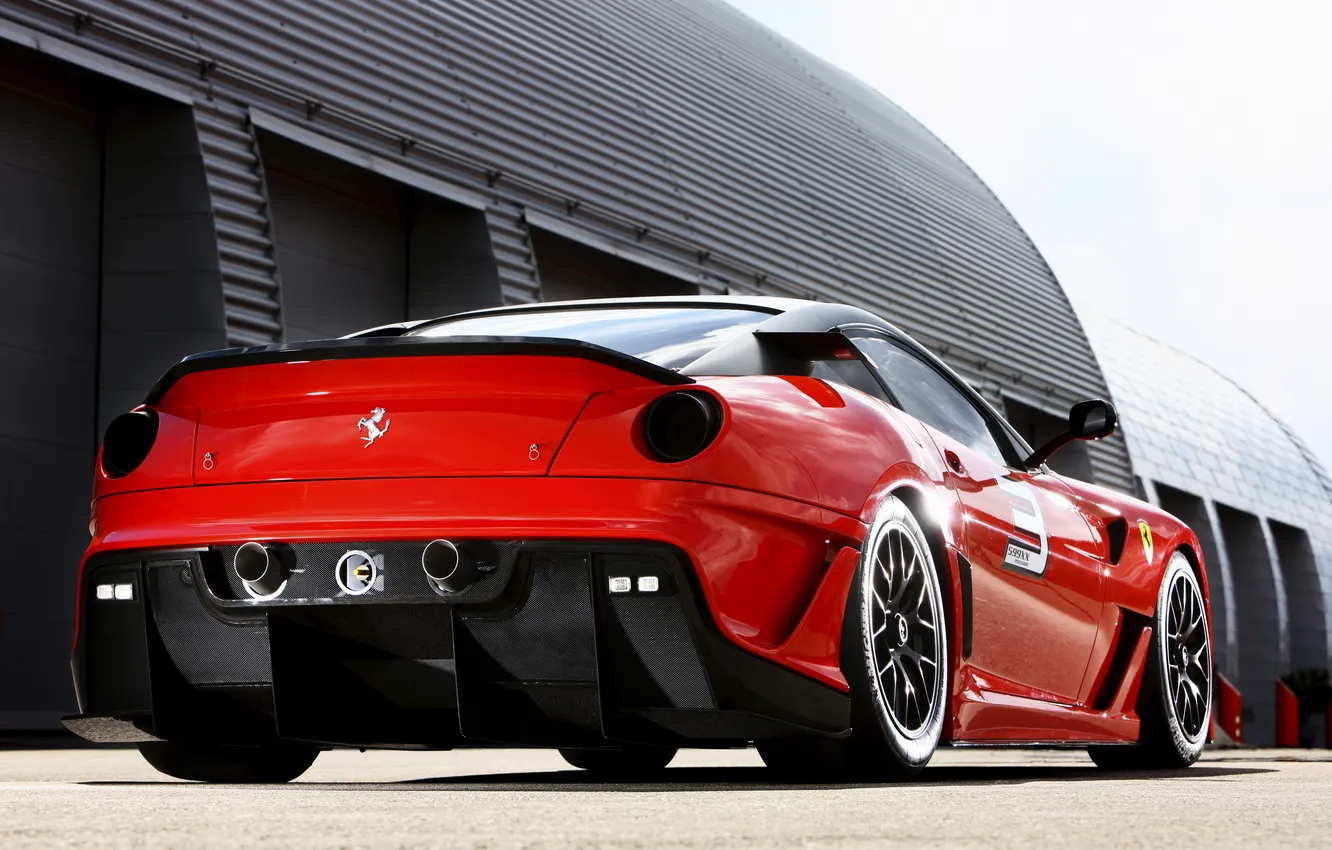 Фото обои Ferrari, nurburgring, 599 XX