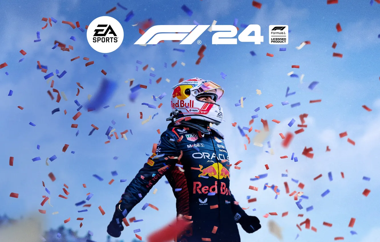 Фото обои Games, Formula 1, Video Game, Max Verstappen, 2024 Games, F1 24