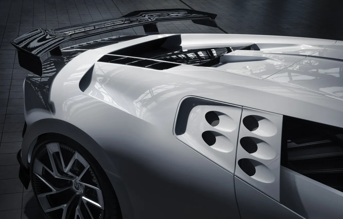 Фото обои car, Bugatti, white, design, details, hypercar, Centodieci, Bugatti Centodieci