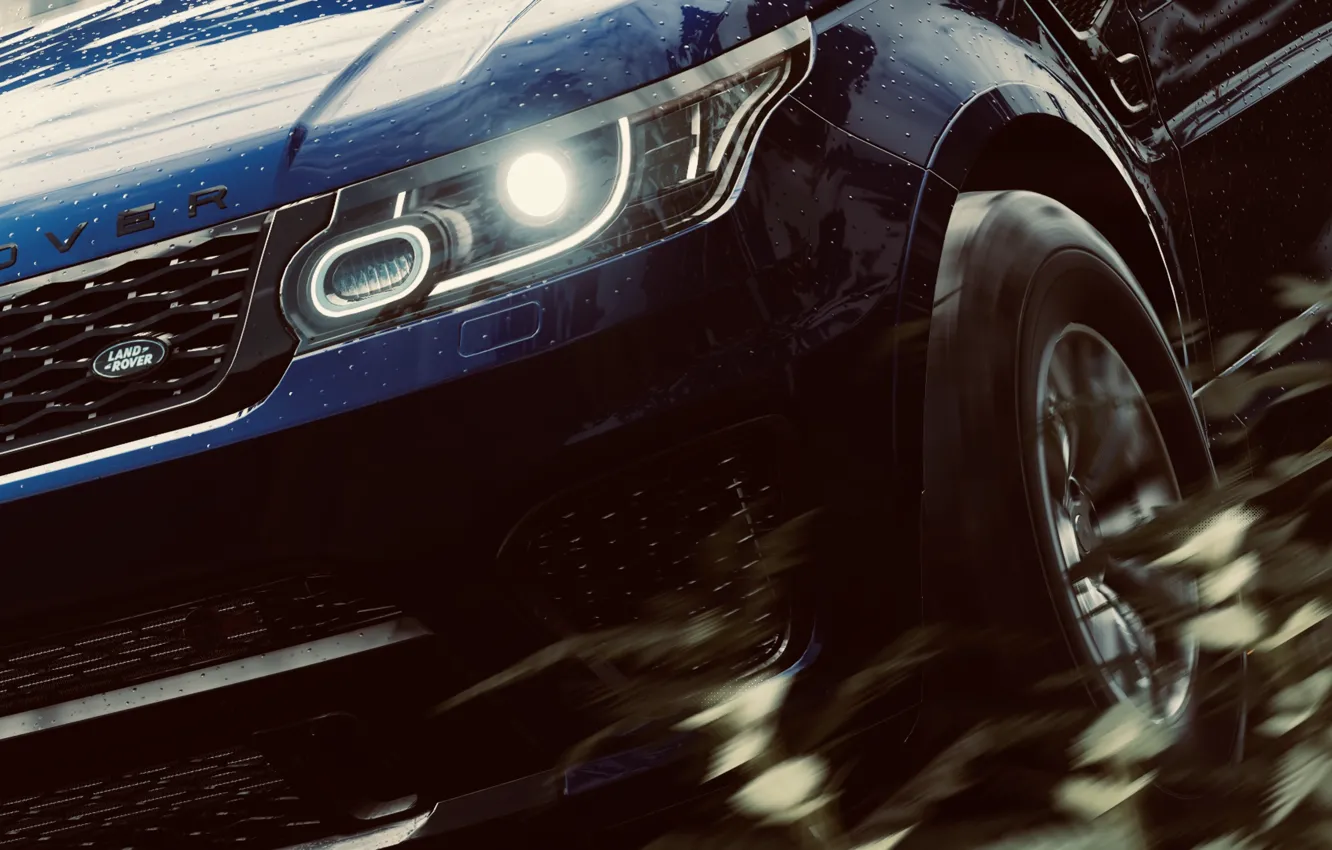 Фото обои Land Rover, Range Rover, Game, Offroad, Filter, Xbox One X, Forza Horizon 4, FH4
