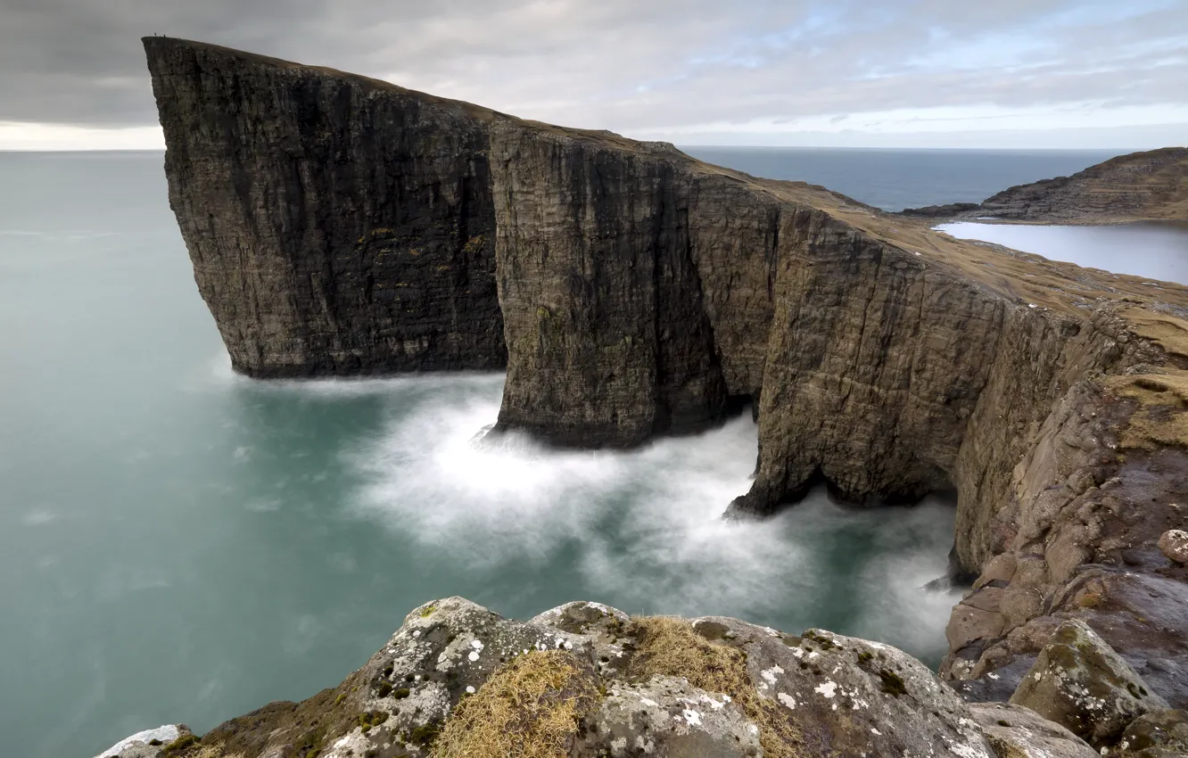 Фото обои море, берег, Faroe islands