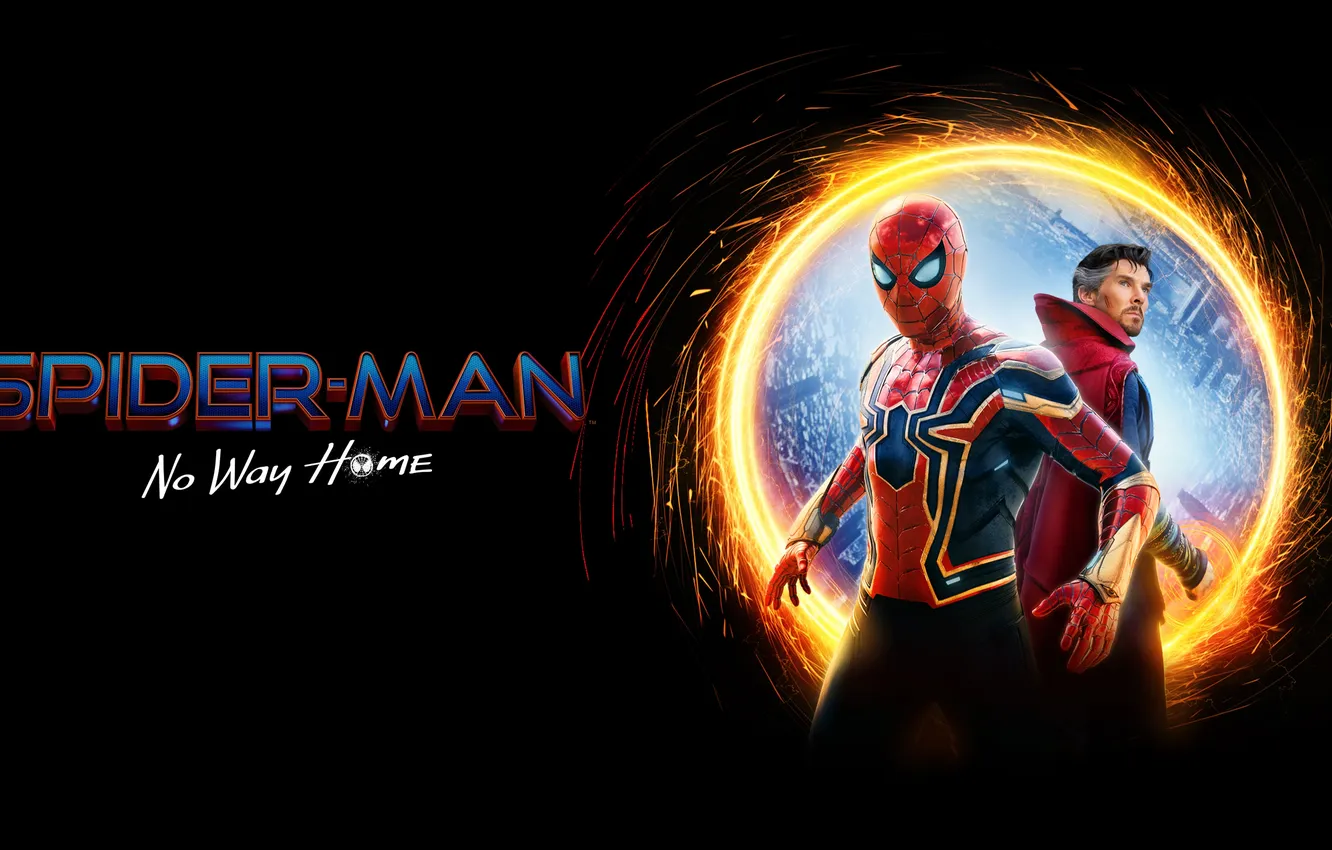 Фото обои marvel, spiderman, doctor strange, spiderman movie, spiderman no way home, spidermannowayhome