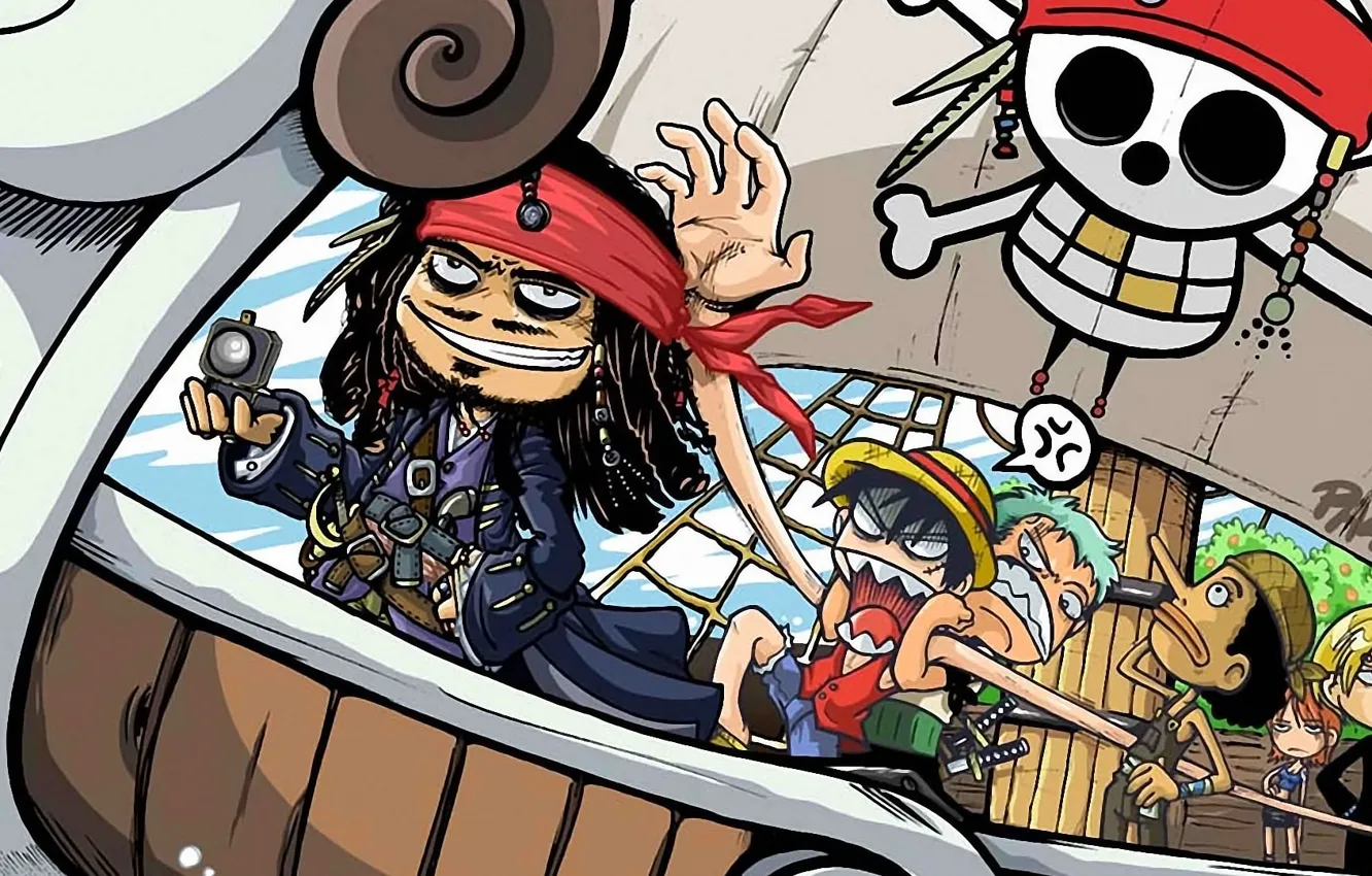Фото обои пираты, Аниме, Ванпис