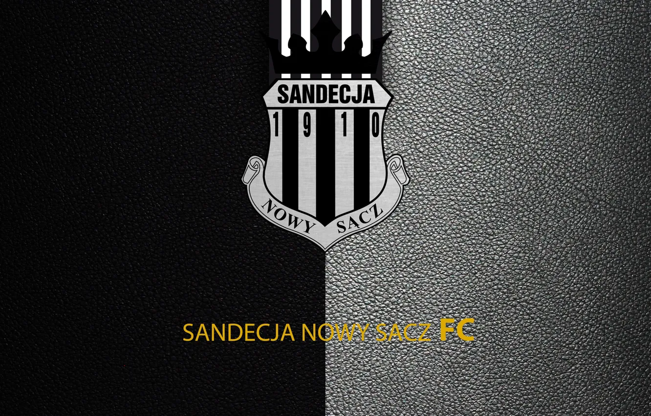 Фото обои wallpaper, sport, logo, football, Sandecja Nowy Sacz