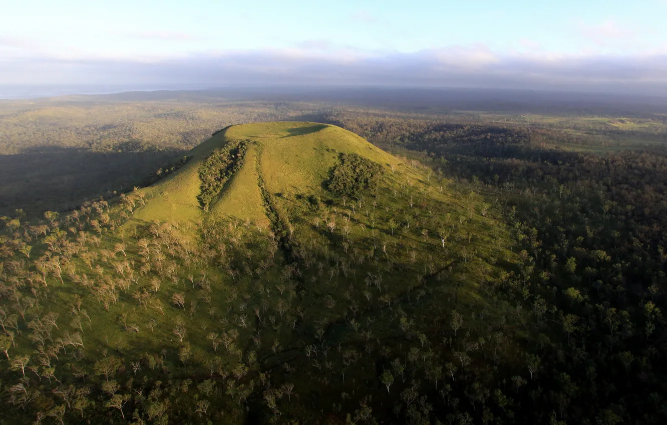 Фото обои Australia, Queensland, Mount Fox Crater