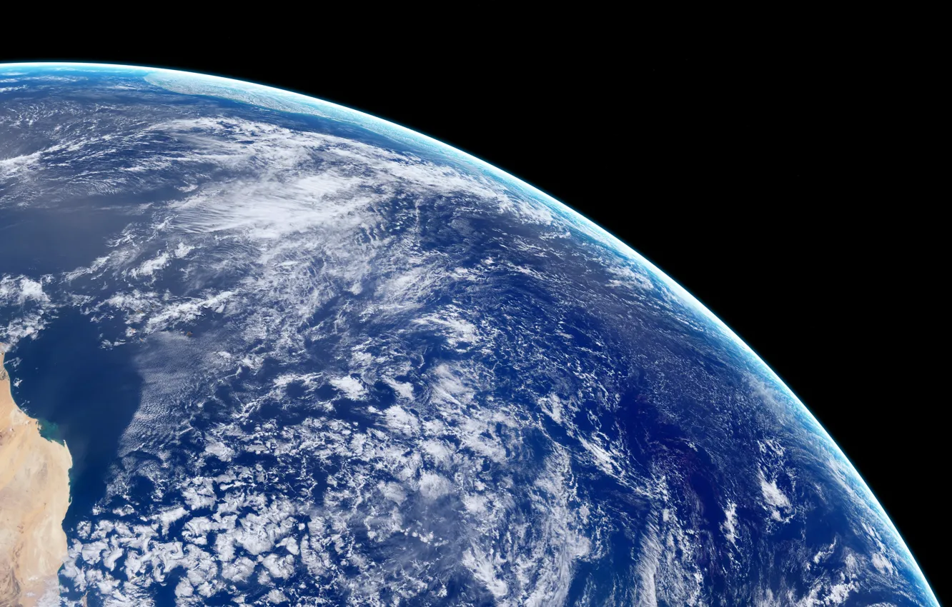 Фото обои космос, планета, Земля, панорама, Digital Universe, Earth Panorama