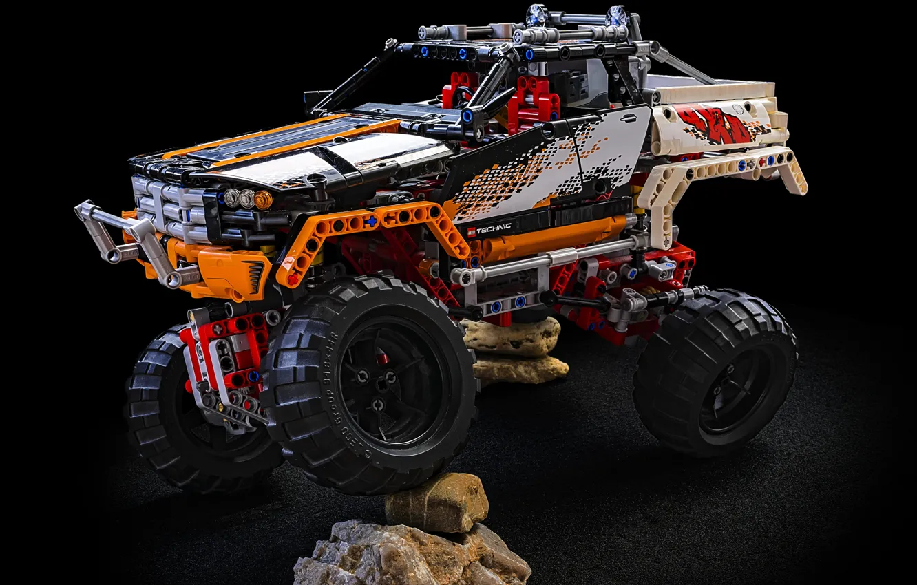Обои Машина, Игрушка, Джип, Конструктор, Lego Technic на телефон и ...