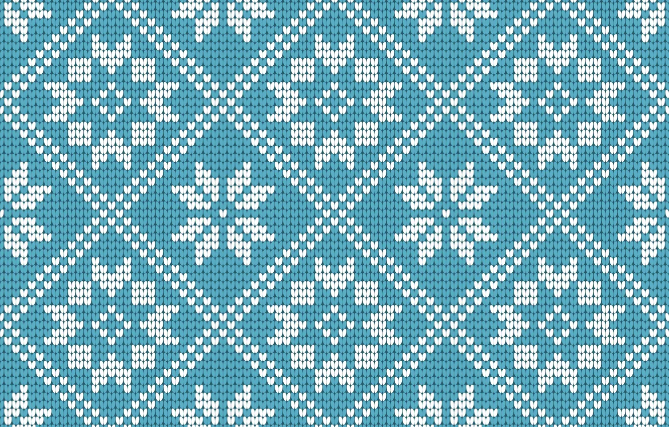 Фото обои зима, снежинки, фон, голубой, узор, Рождество, Christmas, blue