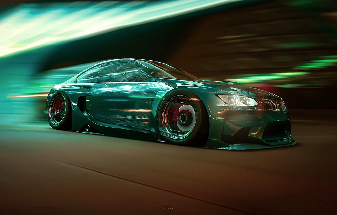 Фото обои Авто, Машина, Car, Арт, Render, BMW M3, Sportcar, Game Art