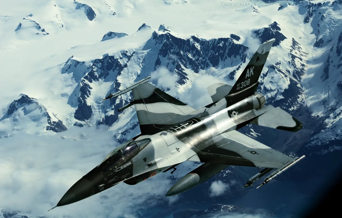 Фото обои military, air, force, F16