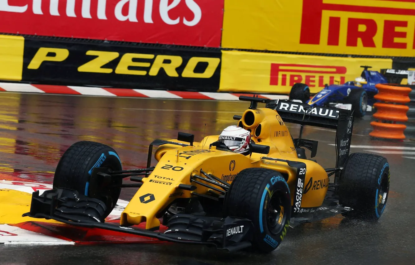 Фото обои Renault, Рено, Formula 1, Team, Monte Carlo, Сыро, Magnussen