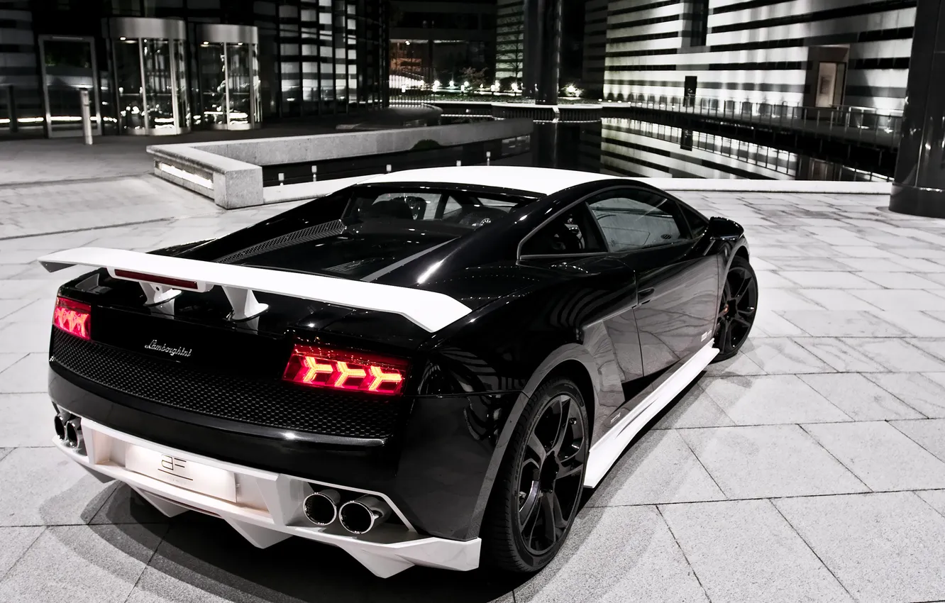 Фото обои Lamborghini, Gallardo, задняя часть, Performance, GT600, правый бок