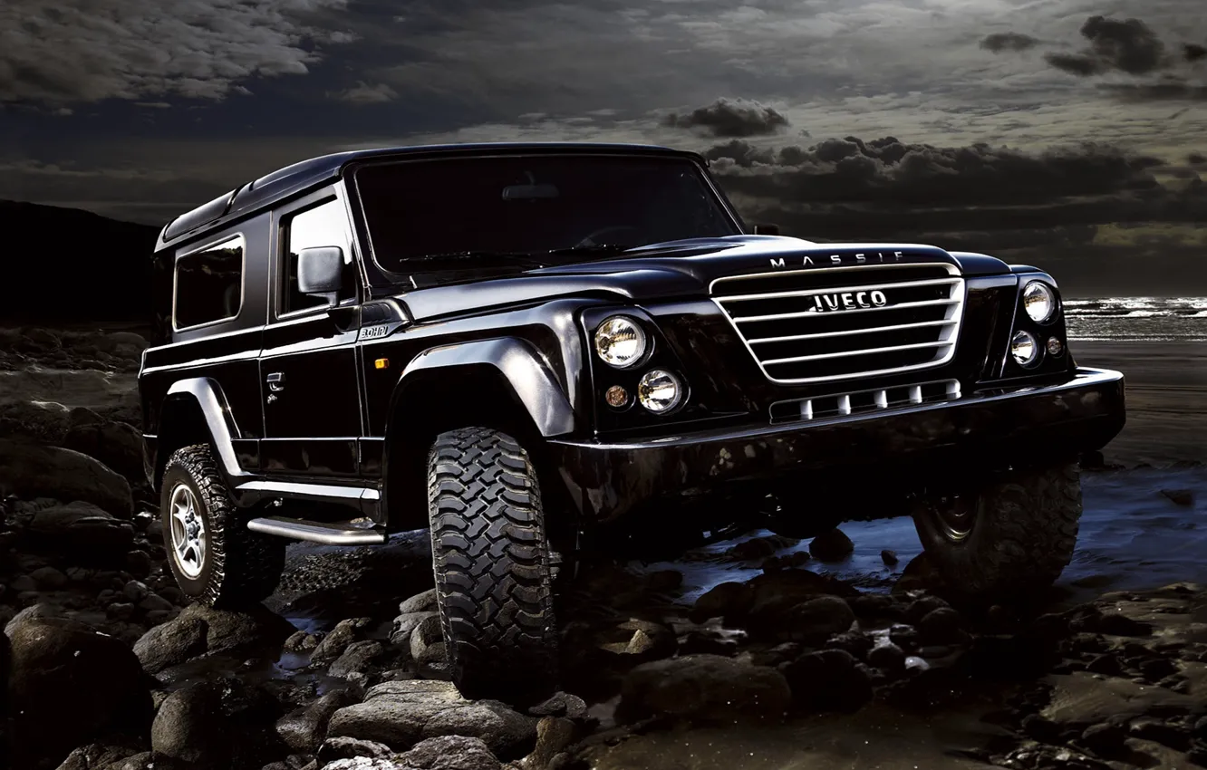 Фото обои car, landscape, Italy, SUV, Iveco, Massif, iveco massif