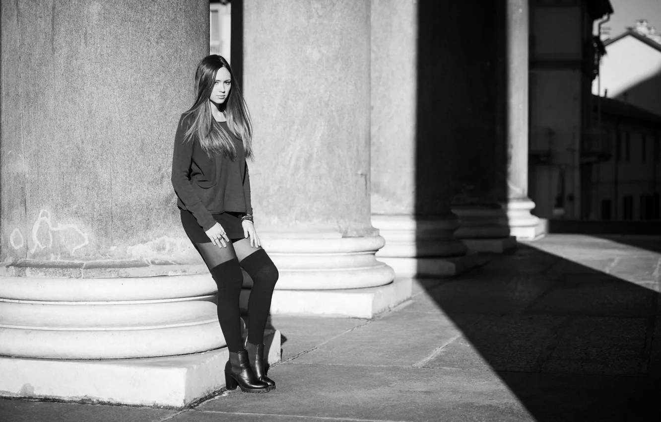 Фото обои лето, взгляд, модель, ножки, милашка, Giorgia