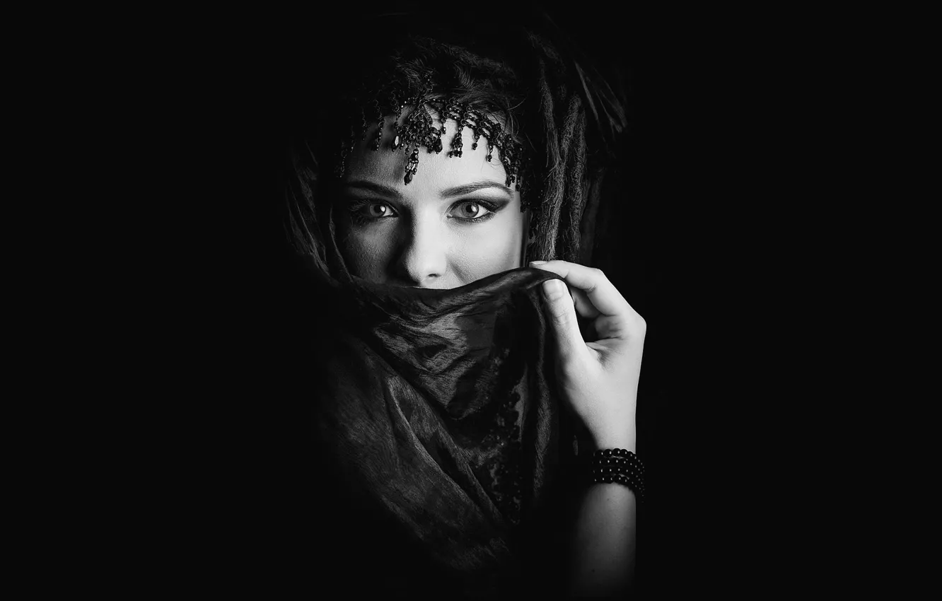 Фото обои eyes, wrap, model savra, polish model