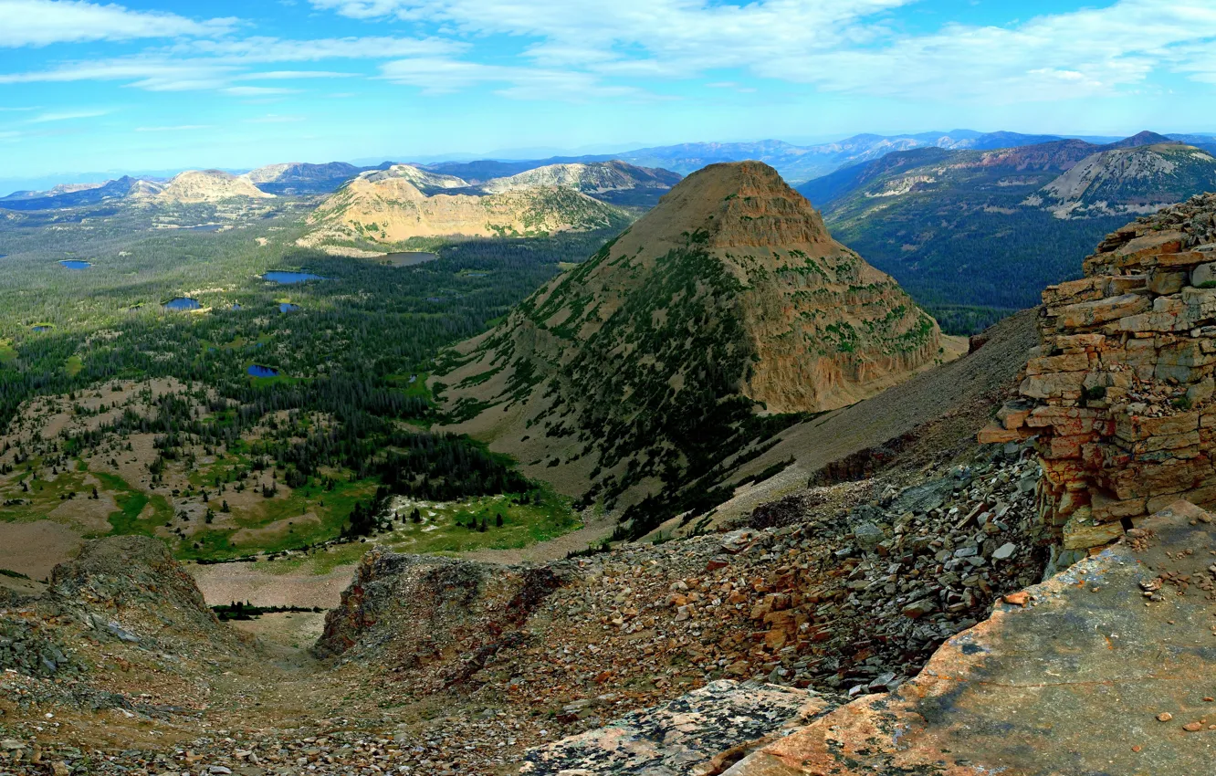Фото обои Юта, США, Utah, Скалистые горы, Rocky Mountains