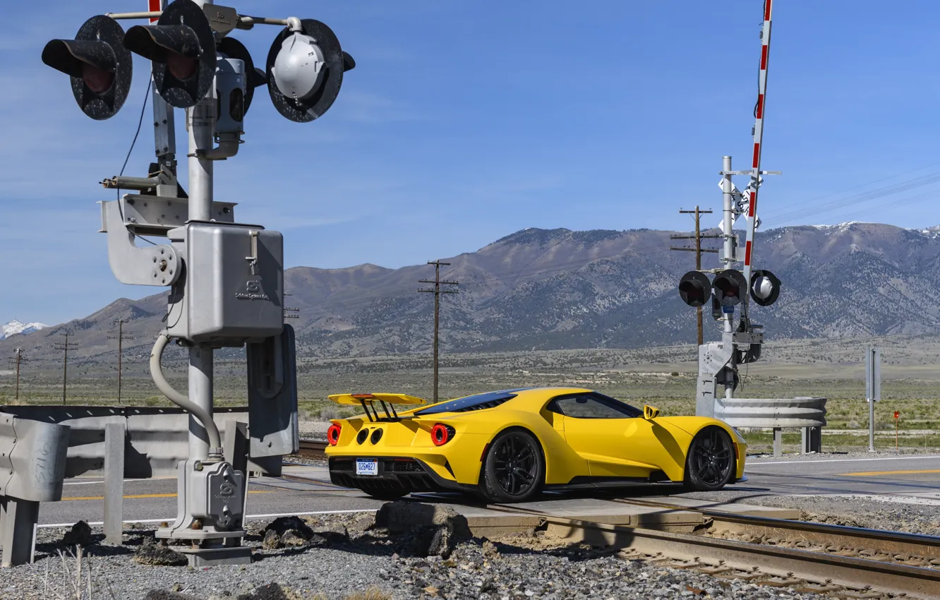 Фото обои Ford, суперкар, Ford GT, 2017