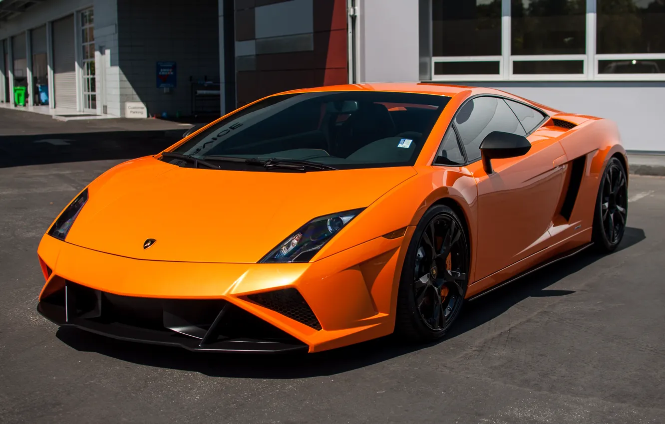 Фото обои Lamborghini, Orange, Gallardo