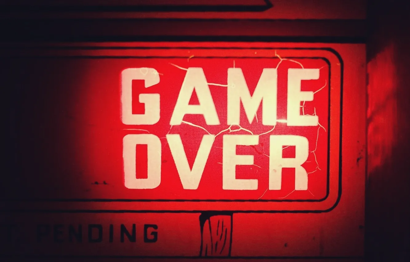 Фото обои desktop, wallpaper, red, game over, game, computer, loading, player
