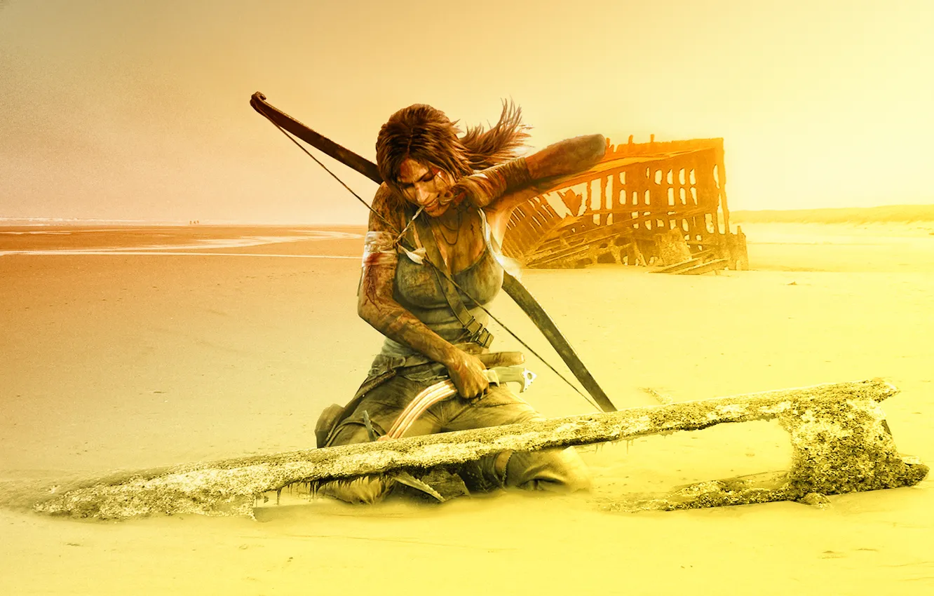 Фото обои lara croft, tomb raider, games