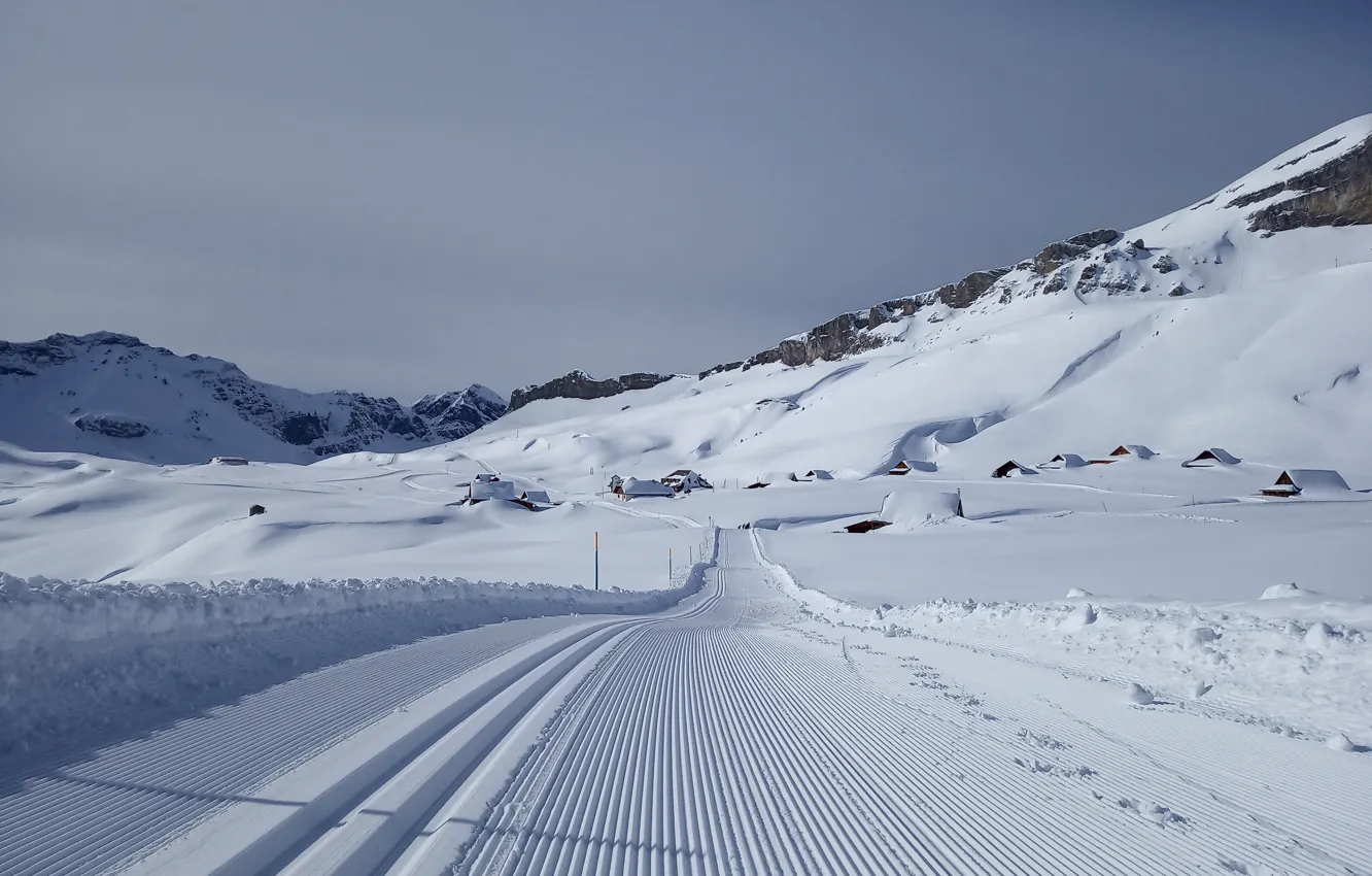 Фото обои Швейцария, Альпы, Melchsee-Frutt