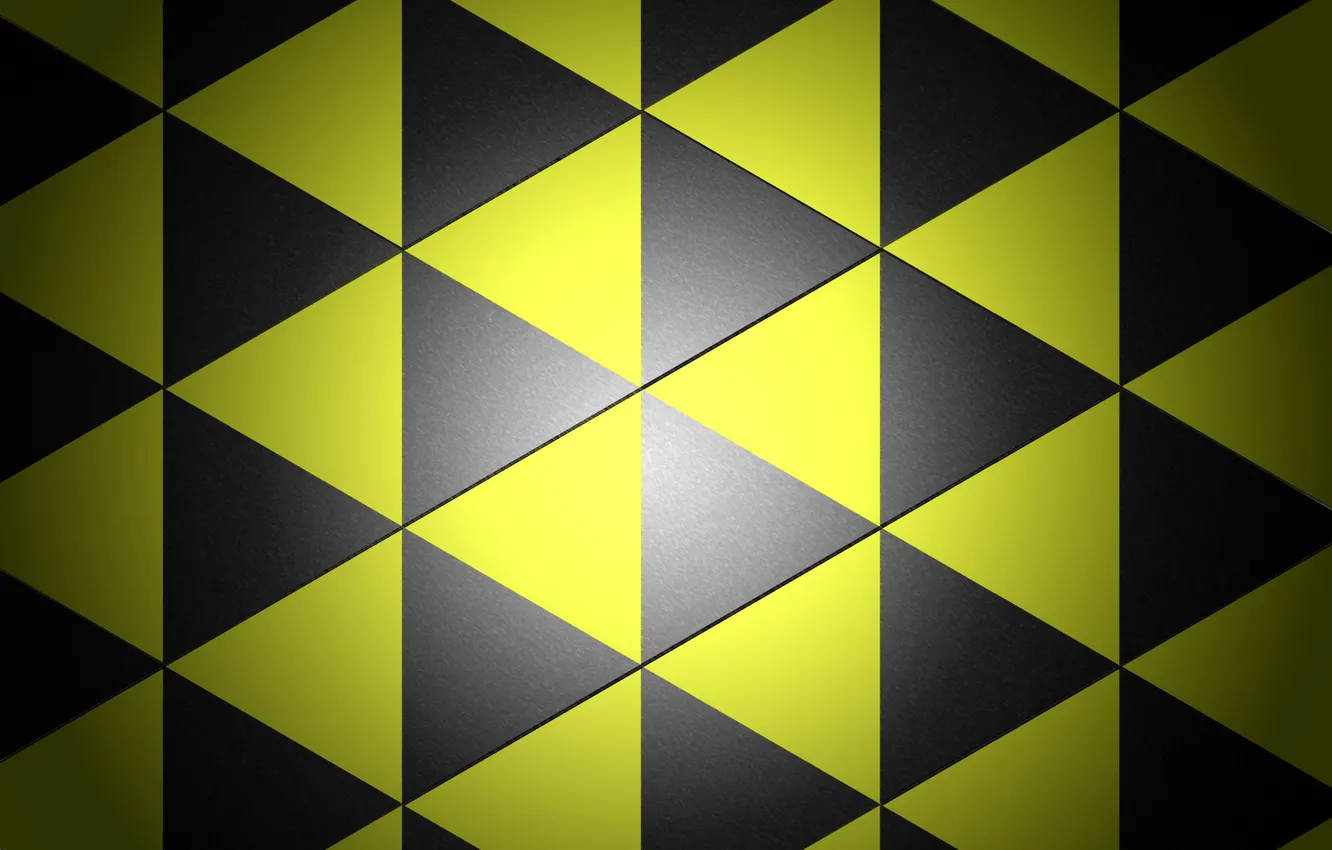 Фото обои фон, треугольники, желтые, черные