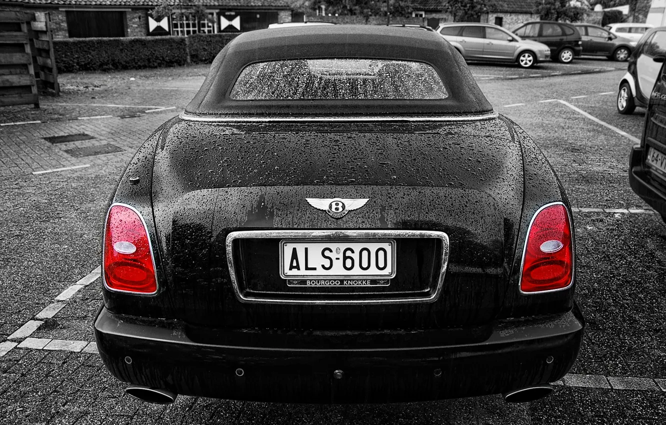 Фото обои чёрный, Bentley, цена, пристиж