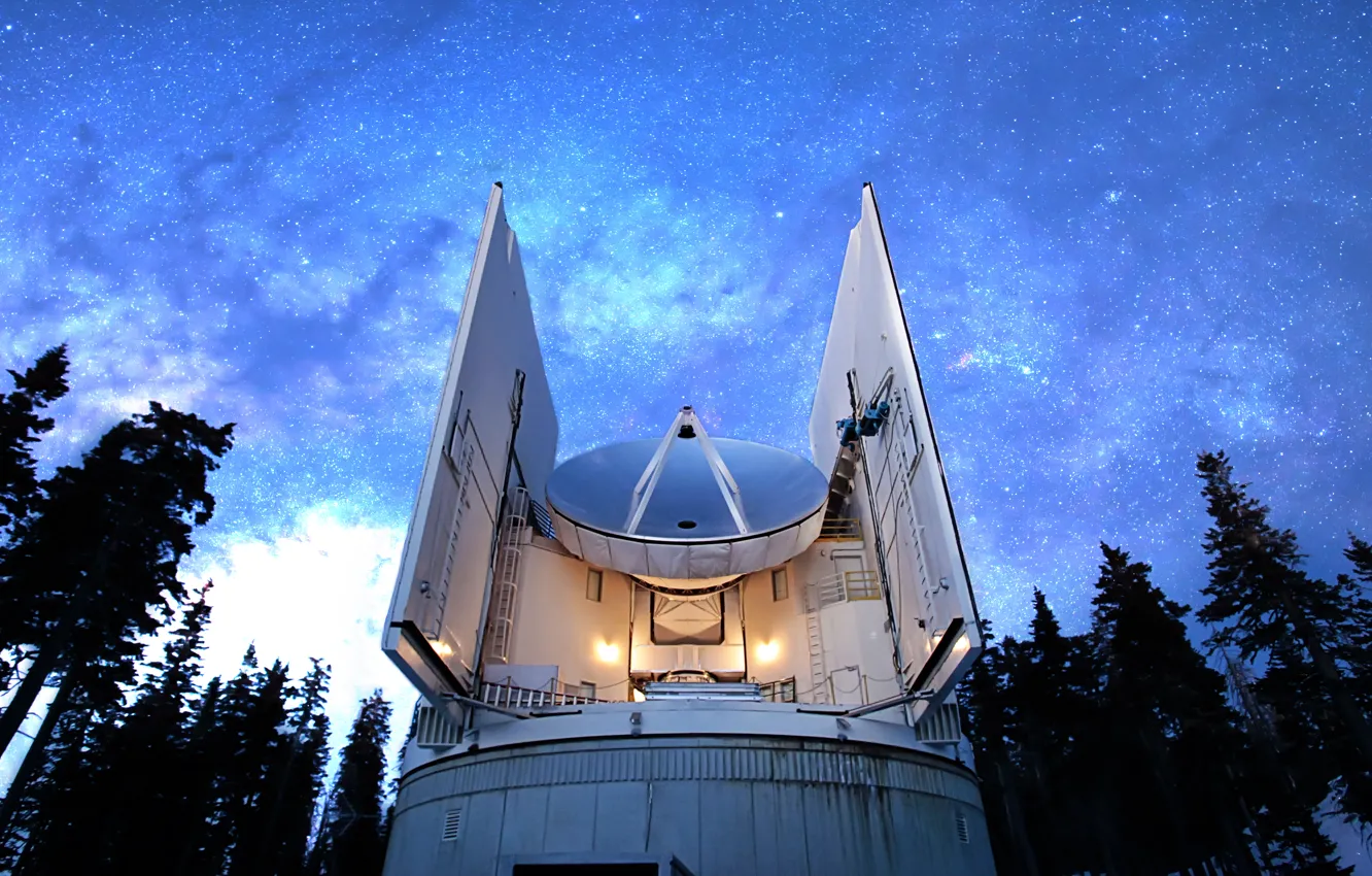 Фото обои Arizona, Radio Observatory, Mount Graham International Observatory