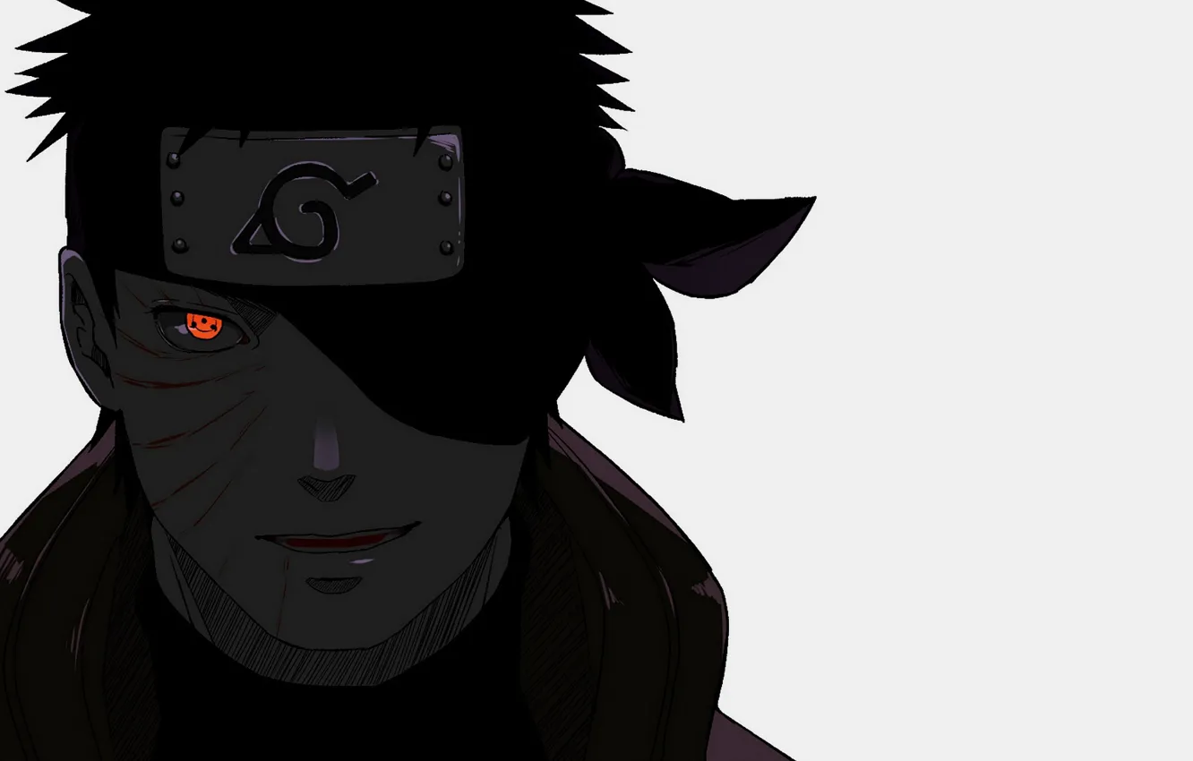 Фото обои Наруто, Naruto, шаринган, Обито Учиха