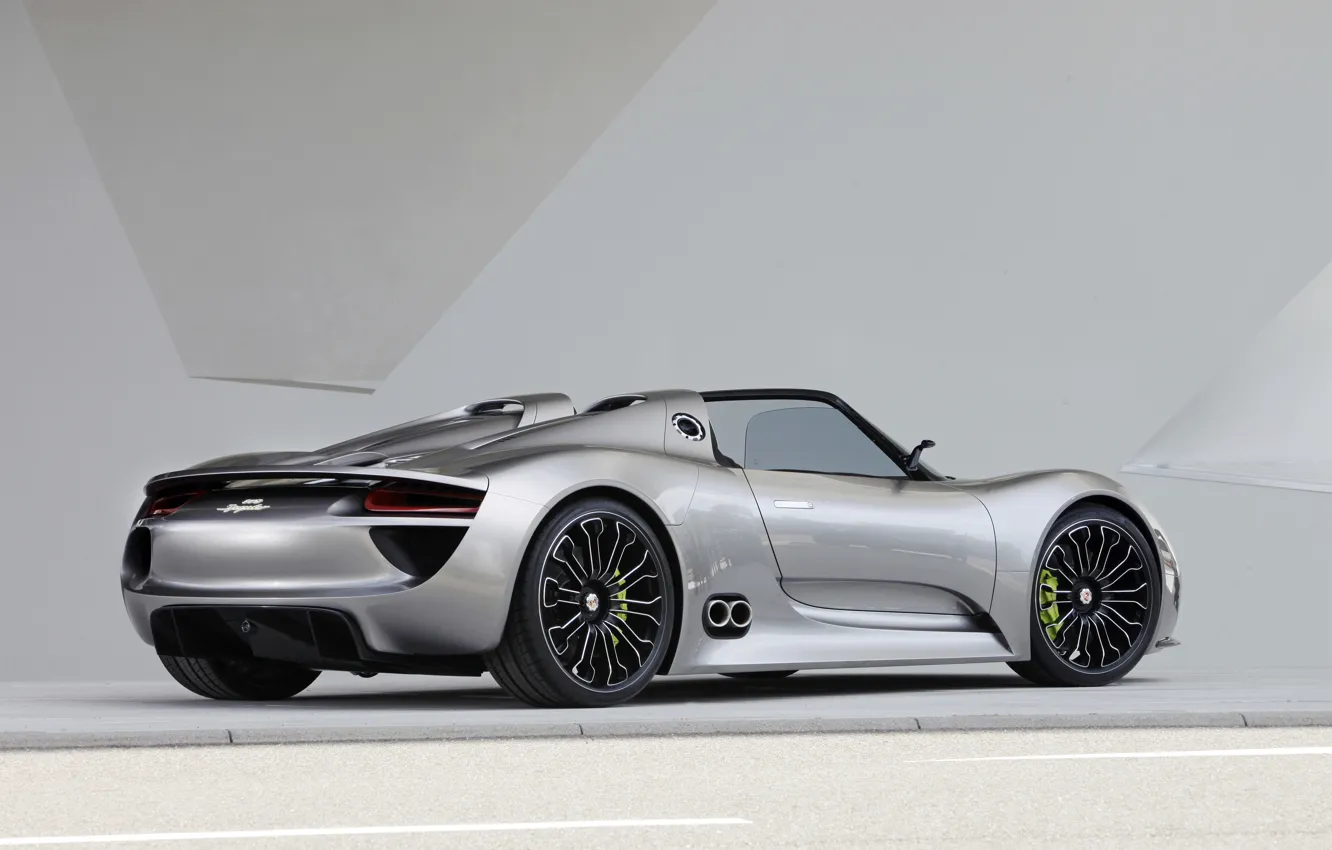 Фото обои Porsche, hypercar, Porsche 918 Spyder Concept