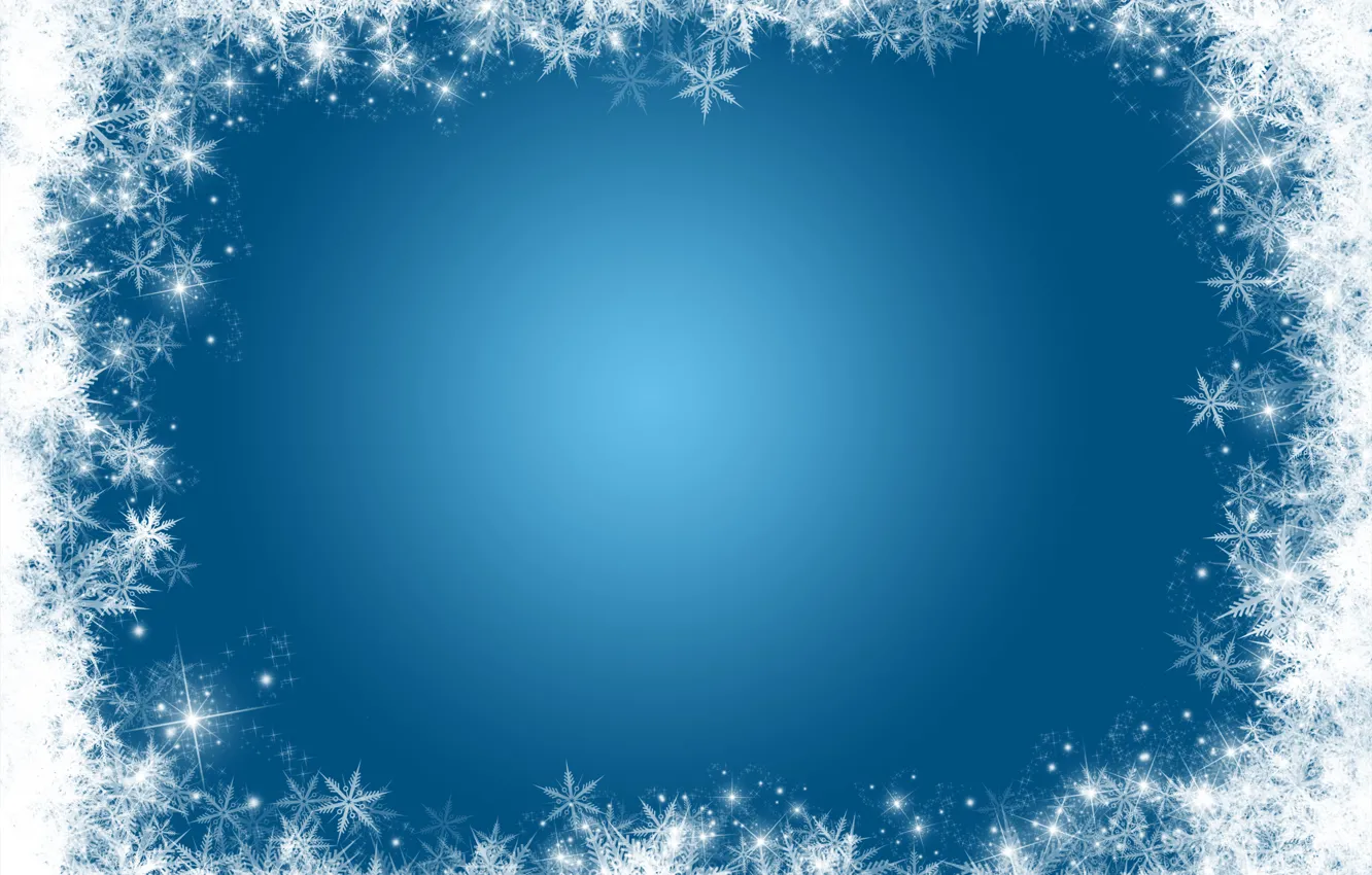 Фото обои зима, снег, снежинки, фон, Christmas, winter, background, snow