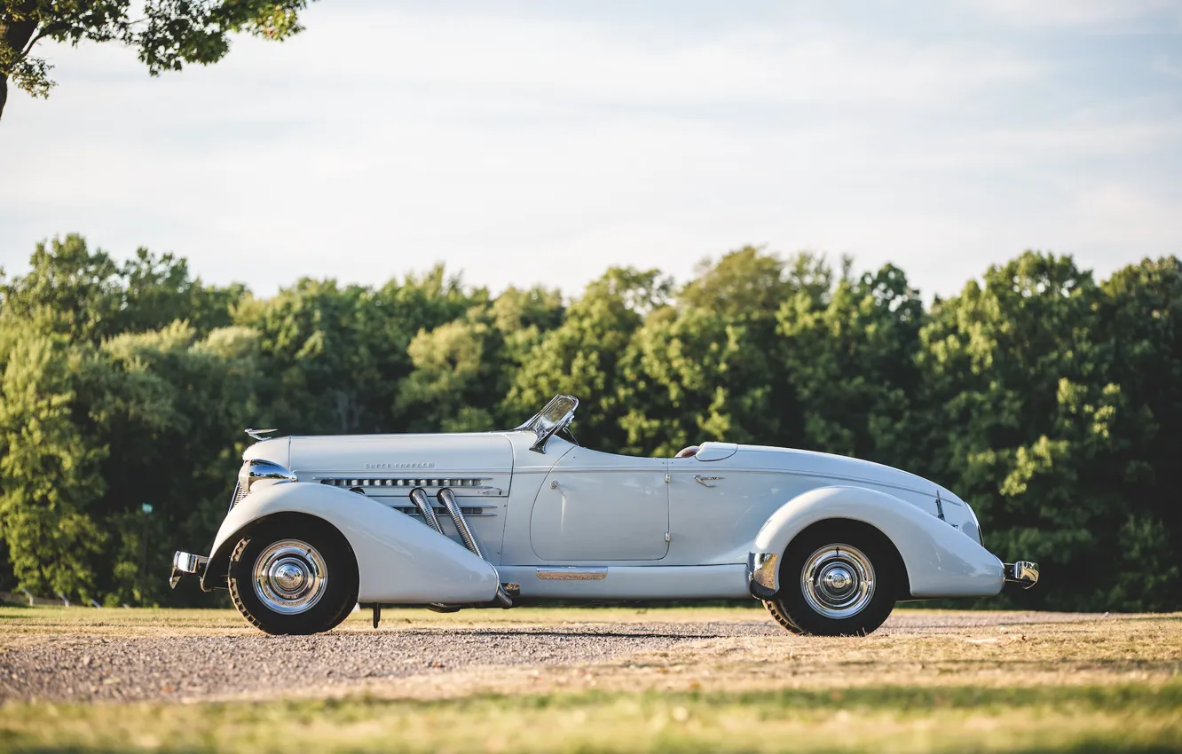 Фото обои car, classic, american, 1935, Supercharged, Speedster, Eight, Auburn