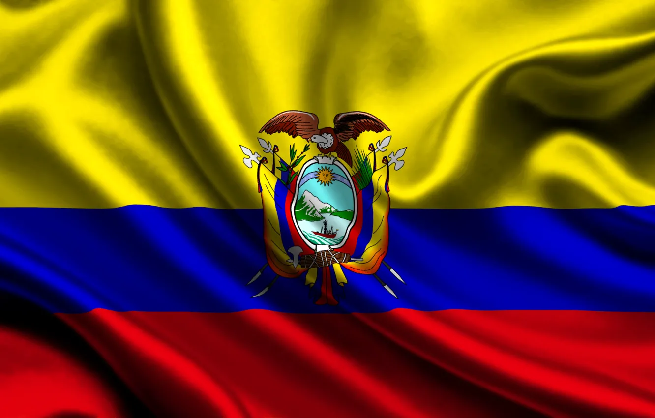 Фото обои флаг, Эквадор, ecuador