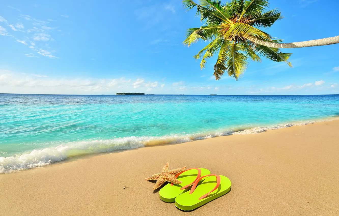 Фото обои море, пляж, отпуск