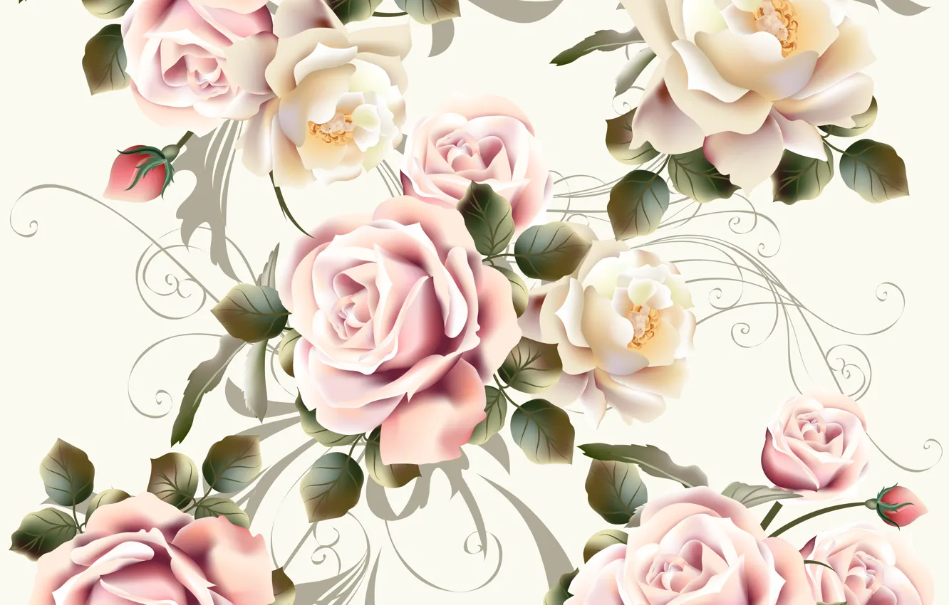 Фото обои цветы, фон, текстура