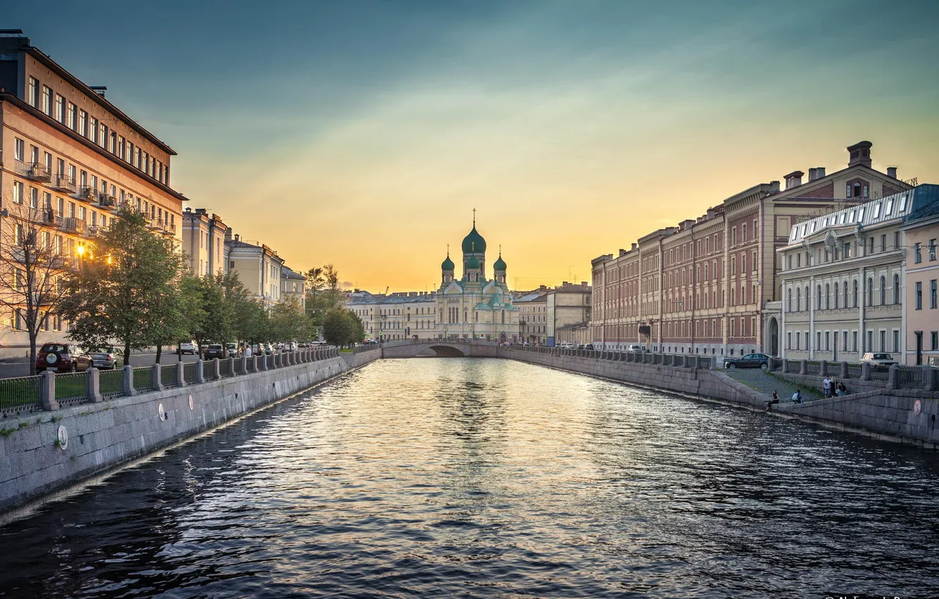 Фото обои Russia, набережная, питер, санкт-петербург, St. Petersburg, Aleksandr Bergan