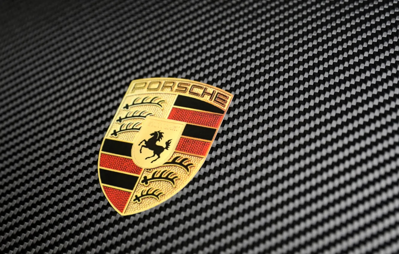 Фото обои 911, Porsche, эмблема, logo, 2018, GT2 RS