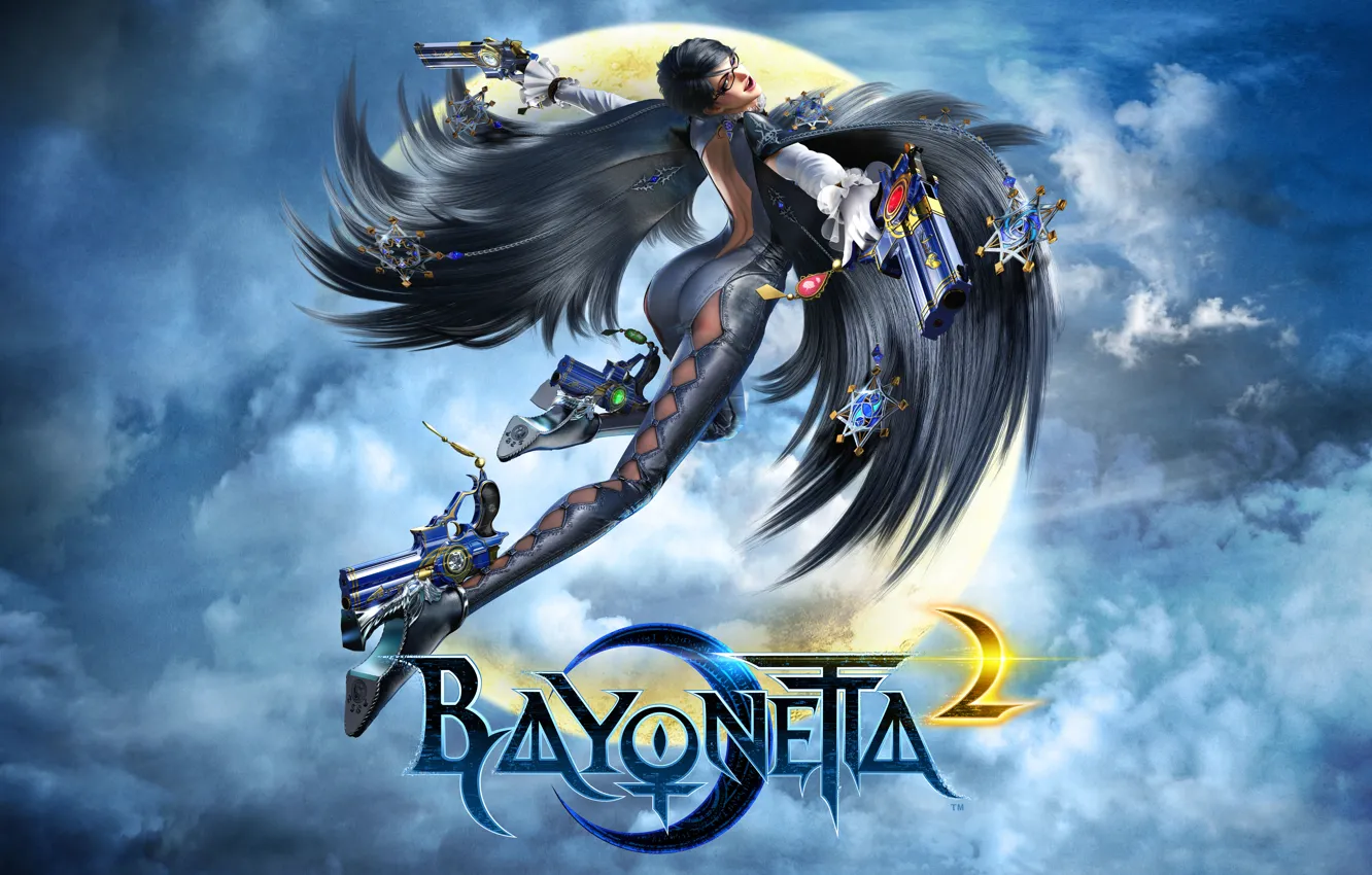 Фото обои девушка, wallpaper, art, Platinum Games, bayonetta 2