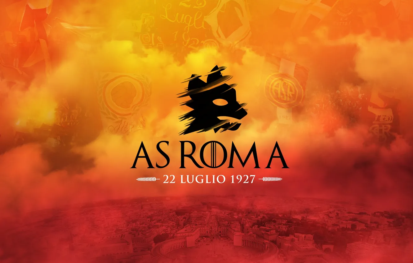 Фото обои wallpaper, Italy, football, Sport, AS Roma, Birthday