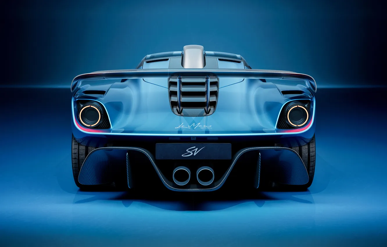 Фото обои суперкар, supercar, вид сзади, limited edition, 2026, Gordon Murray Automotive, GMSV, лимитированный тираж