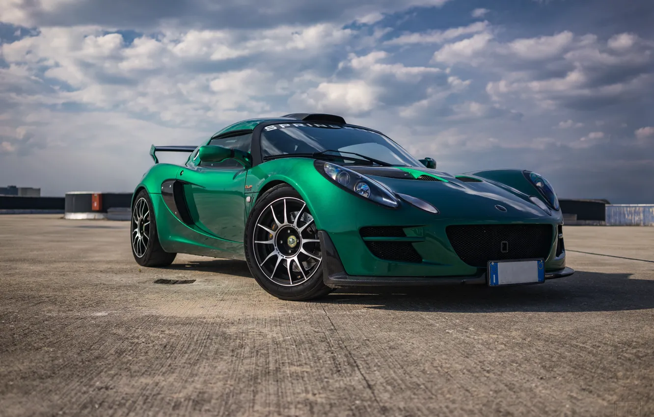 Фото обои green, Lotus, Exige, CUP300