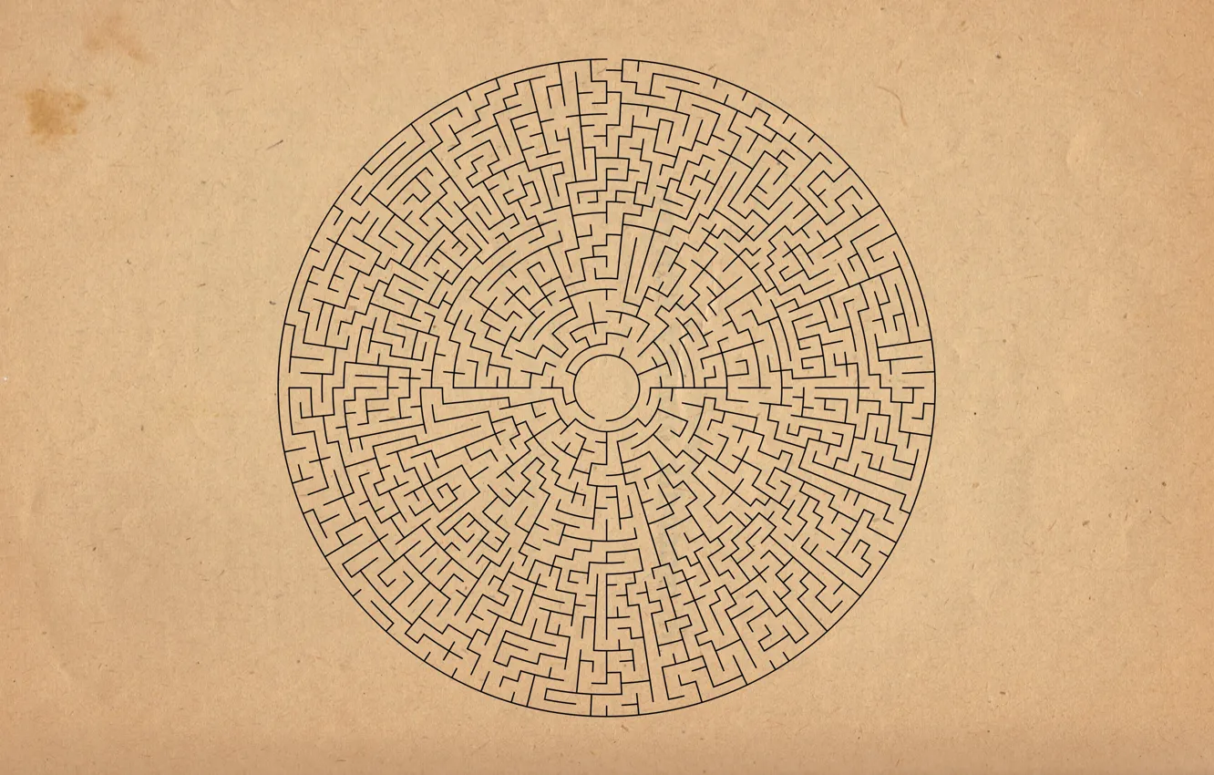 Фото обои texture, labyrinth, old paper