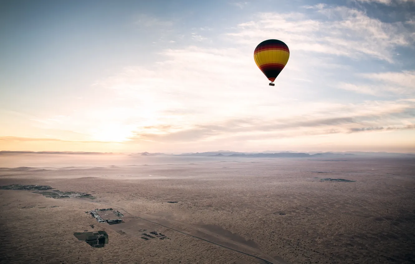 Фото обои небо, шары, спорт