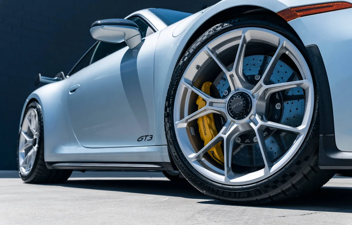 Фото обои car, Porsche, wallpaper, GT3, Supercar, Michelin, 992, High Definition