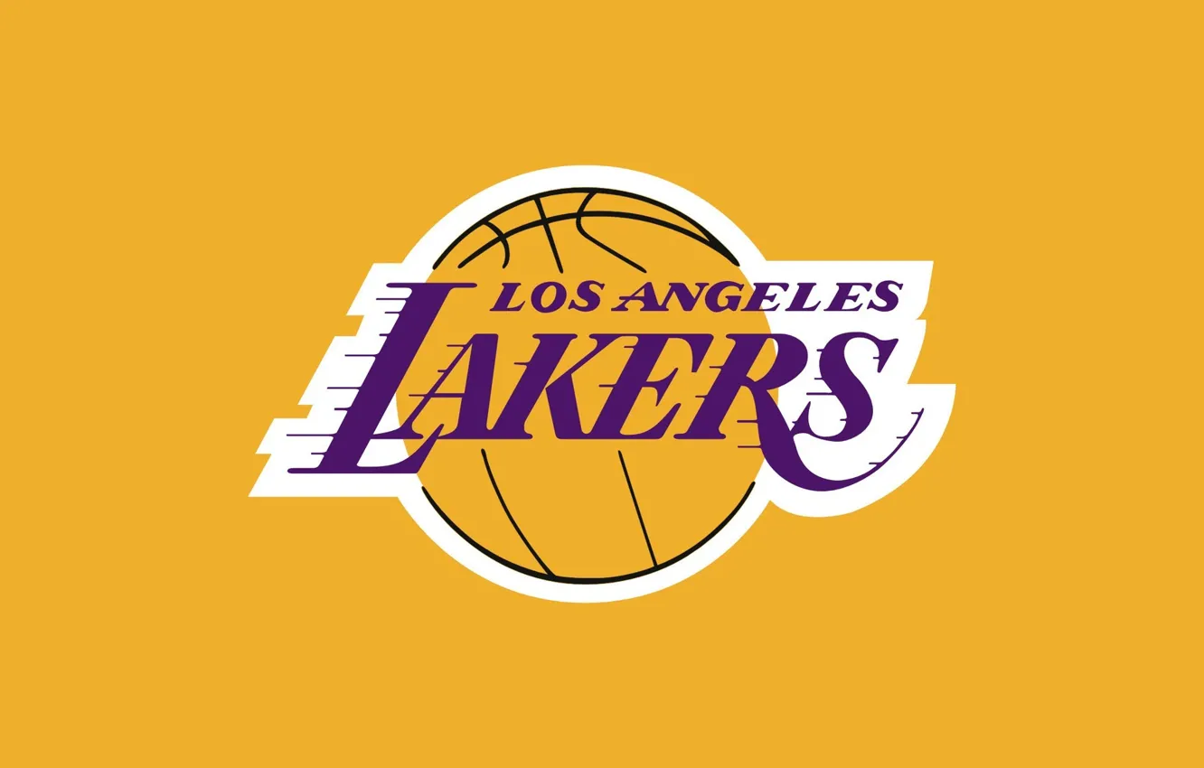Фото обои logo, баскетбол, los angeles lakers