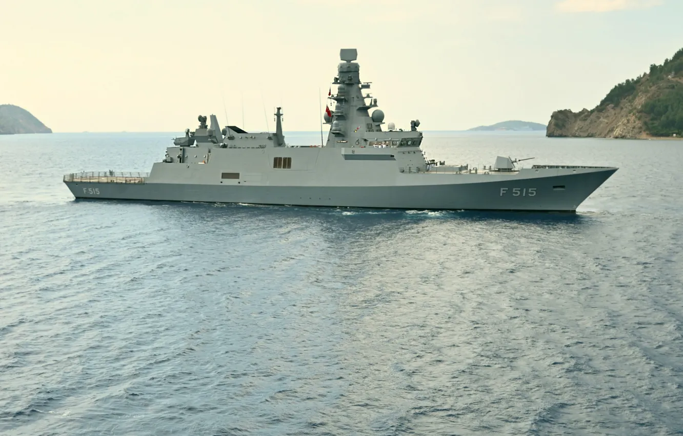 Фото обои фрегат, TCG Istanbul, F 515