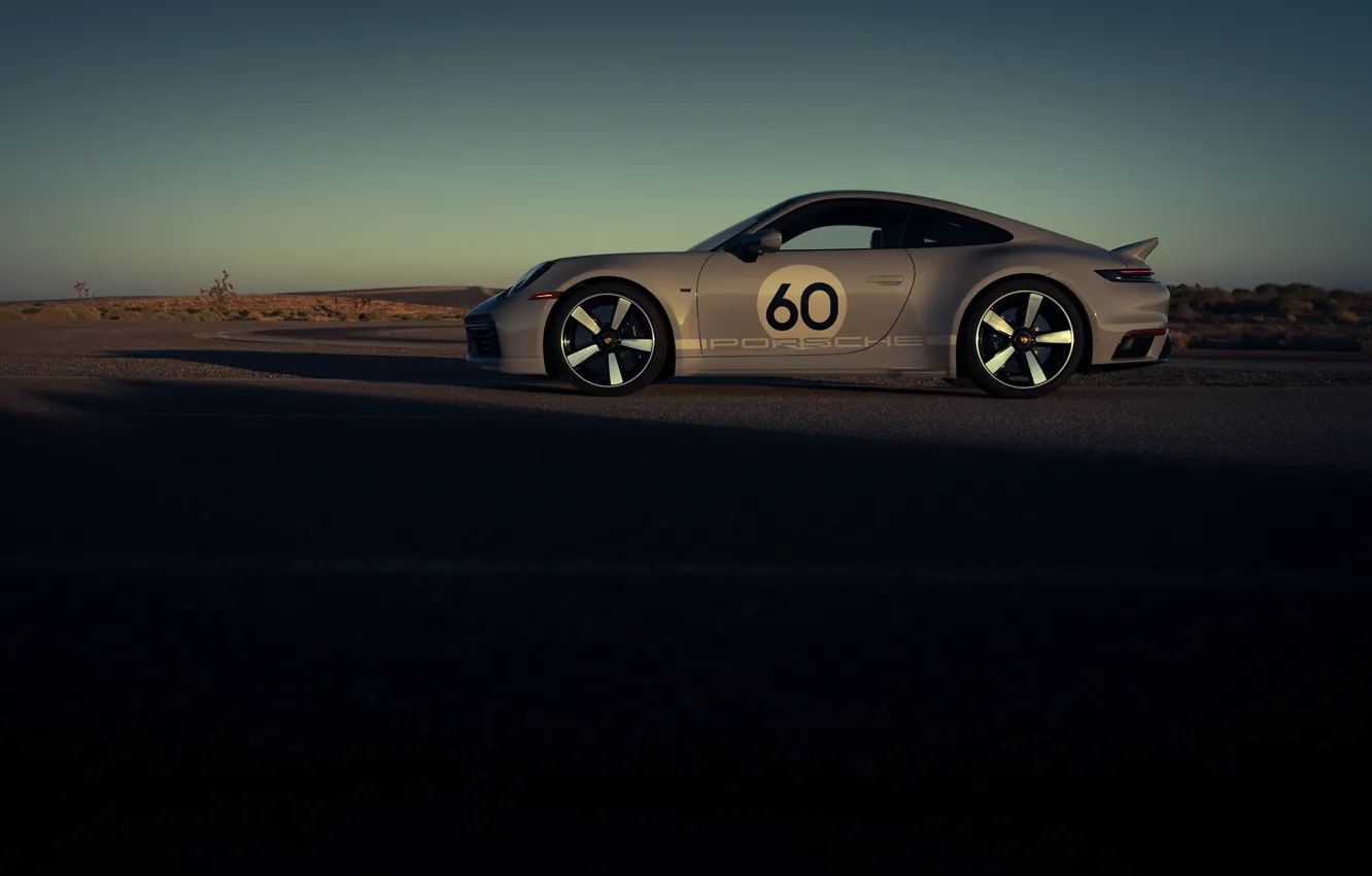 Фото обои 911, Porsche, side view, Porsche 911 Sport Classic