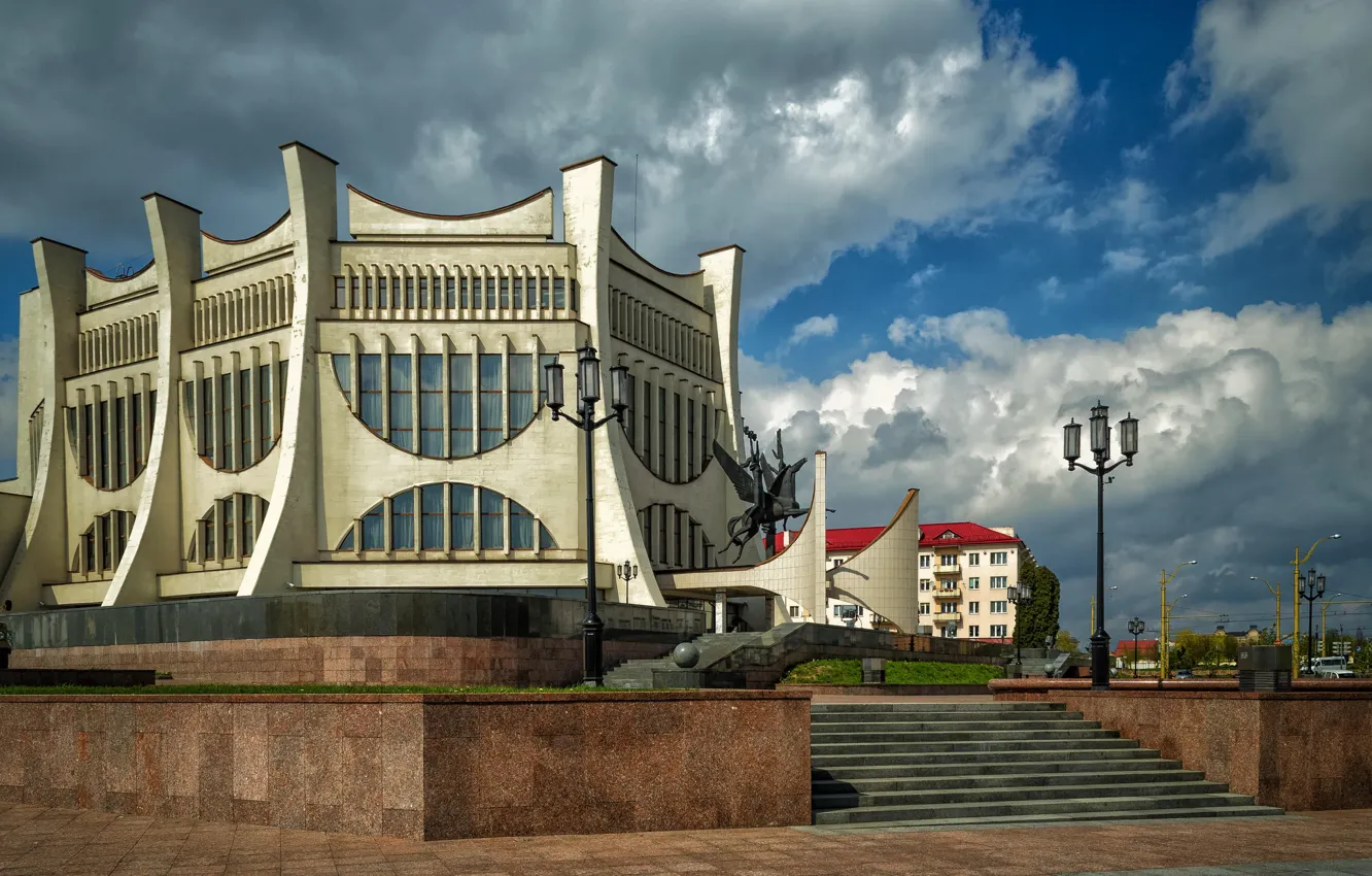 Фото обои Беларусь, гродно, драмтеатр