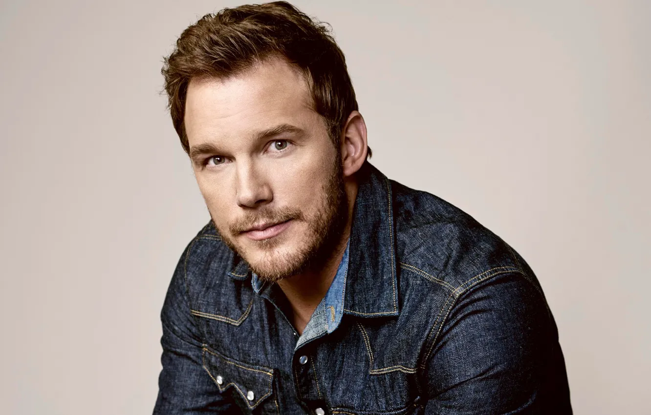 Фото обои взгляд, мужчина, рубашка, Chris Pratt